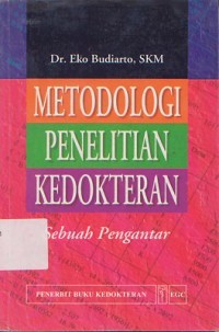 Metodologi  Penelitian Kedokteran